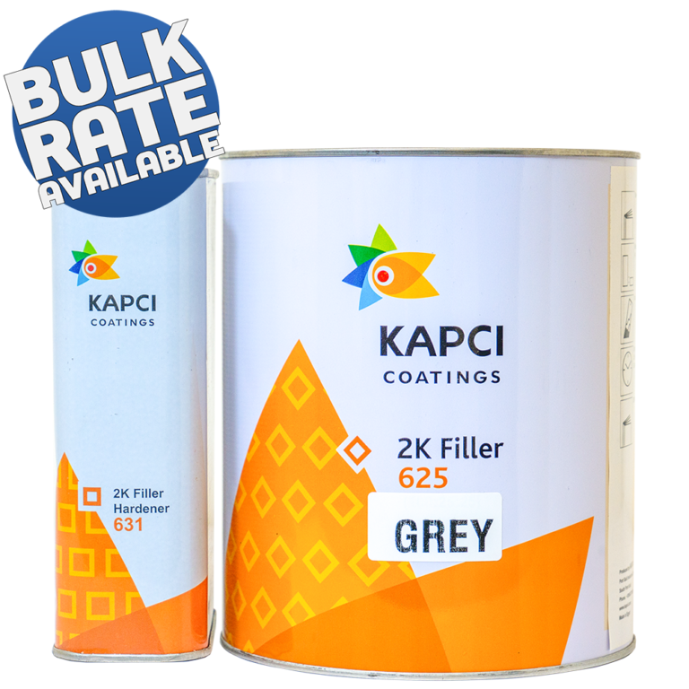 Kapci 2K Grey High Build Primer 3.75Litre Kit Trade Car Paints Bulk