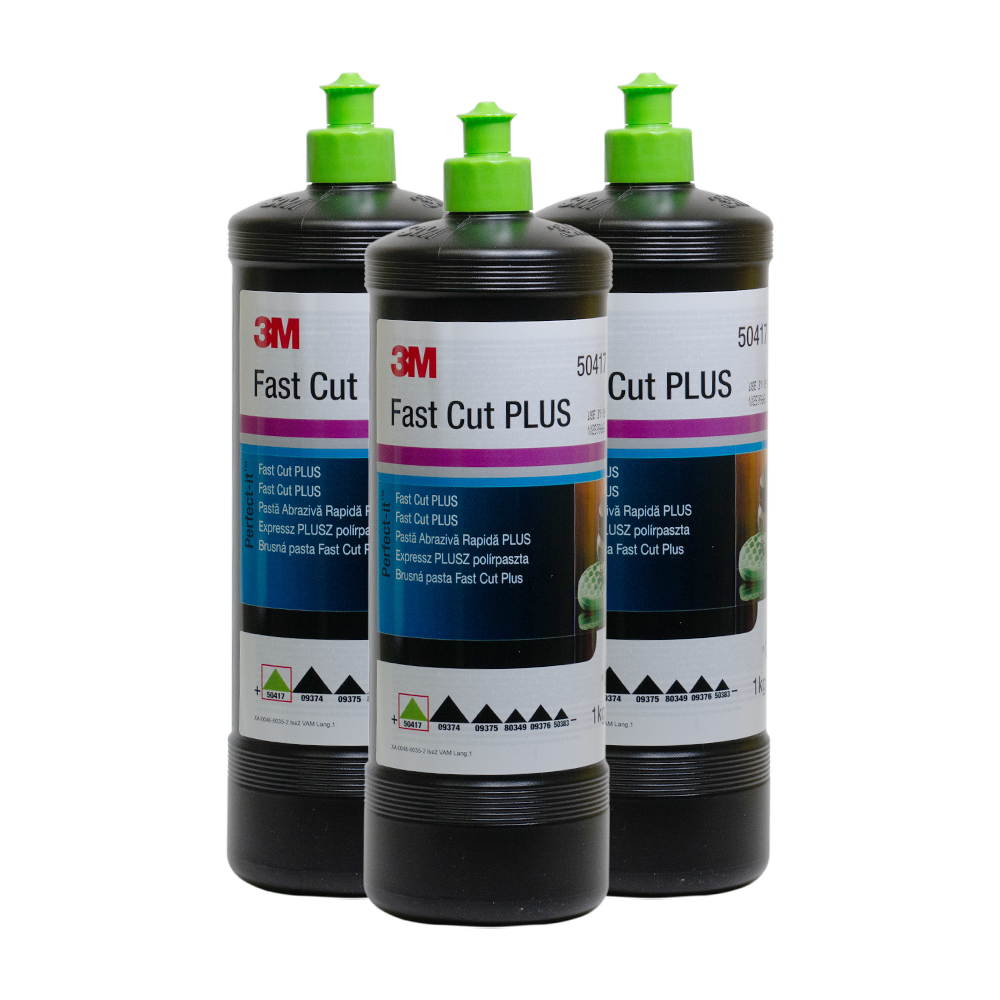 3M Perfectit Fast Cut Plus 51815 Green Top 1Kg x 3 Trade Car Paints