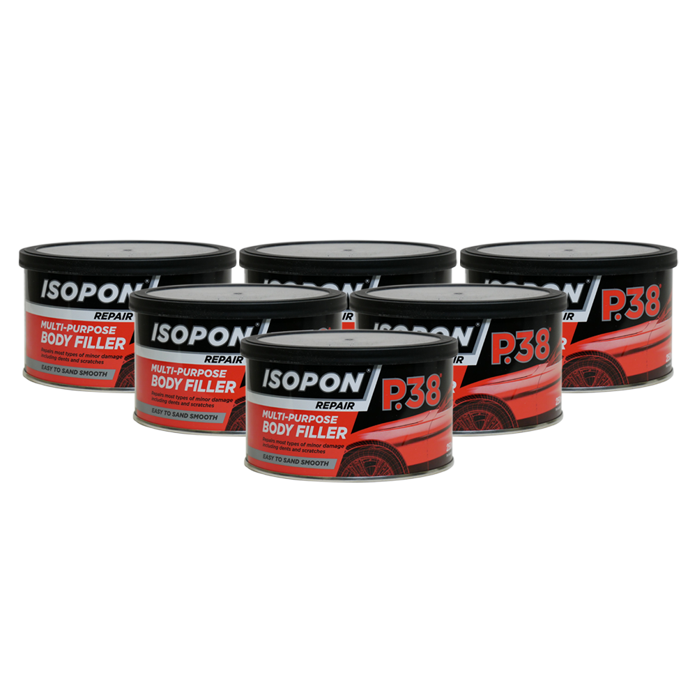 UPOL P38/S Body Filler 250ml x 6 Trade Car Paints Bulk Prices