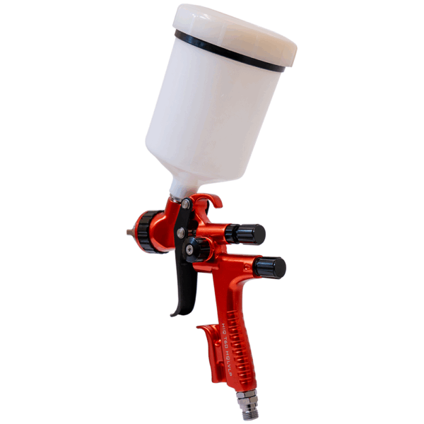 LVLP Gravity Spray Gun 1.3mm Orange T60 - Image 4
