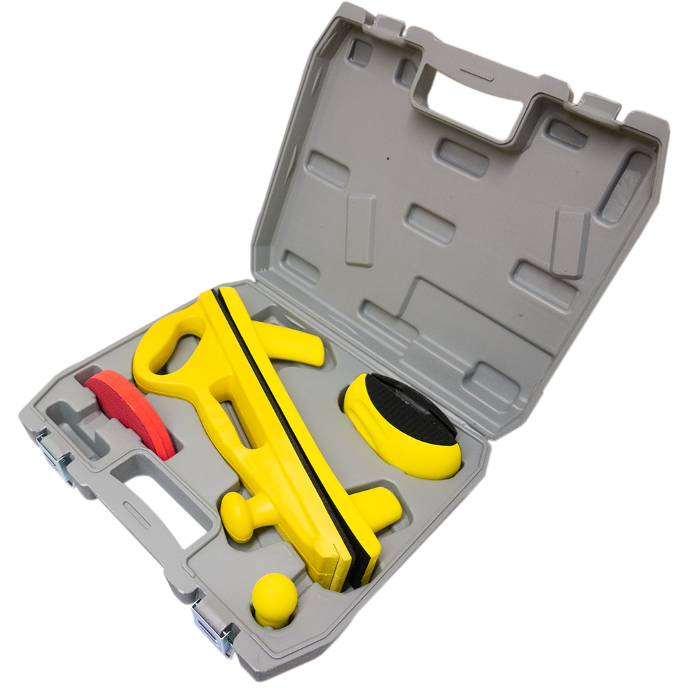 Sanding Block Kit 6pc In Case - LongBed